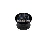 Walhalla Wolf Lobos Runas de Odín Brújula nórdica Vikingo PopSockets PopGrip Adhesivo