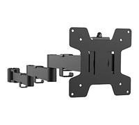 WALI Brazo de Monitor Individual, Brazo Universal de 3 Niveles, Soporte de Montaje de Poste Totalmente Ajustable para Sistema de Montaje de Monitor WALI (001ARMXL), Negro