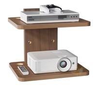 WALI Estante flotante para TV, soporta hasta 10 kg, estantes de pared de madera para reproductores de DVD, cajas de cables, routers, consolas de juegos, accesorios de decoración de sala de estar