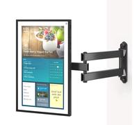 Wali Mount for Echo Show 15 Soporte de montaje de pared ajustable con un brazo de extensin de servicio pesado Rotado girado giratorio para Alexa Ech
