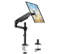 WALI Soporte de Monitor Escritorio para Pantalla 17-32 Pulgadas, Resorte de Gas, Abrazadera, VESA 75/100 mm, hasta 8 kg (GSDM001)