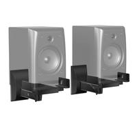 WALI Soporte de Montaje en Pared para Altavoces de Sonido Envolvente Grande, soporta hasta 55 Libras (SWM201), Color Negro