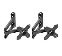 WALI Soporte de pared para TV, movimiento completo, brazo de extensión de 15 pulgadas, giratorio para la mayoría de pantallas planas LED de 13 a 32 pulgadas con agujeros de montaje de hasta 100 x 100