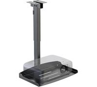 WALI Soporte para proyector Que soporta hasta 22 Libras, Altura Regulable, Soporte Universal para proyector o Soporte de Pared, sin instalación de Agujeros, gestión de Cables Oculta, Negro (PM-005-B)