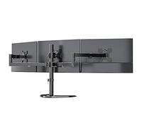 WALI Soporte Triple para Monitor de hasta 27 Pulgadas, Brazo articulado Independiente para Monitor Triple con inclinacin giratoria, Brazo Ajustable de 3 monitores soporta hasta 10 kg, VESA 75 y 100