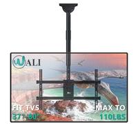WALI Soporte TV Techo - Soporte De TV para Pantallas de 37-70” TV - Soporte de Techo para TV de Movimiento Completo, Soporta hasta 50 kg con VESA 600x400mm(CM3770)