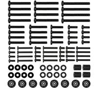 Wali WL-uvsp Universal TV Kit de Hardware de Montaje Set Incluye M4 M5 M6 M8 TV Tornillos y Espaciador Ajuste la mayoría de televisores de hasta 80, Negro