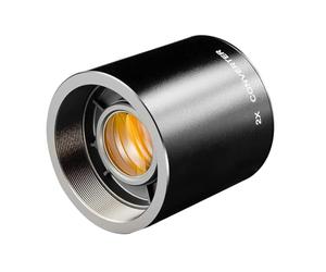 Walimex 12602 - Potenciador Zoom x2 (con Montura para T2), Color Negro