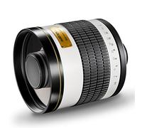 Walimex 16437 - Teleobjetivo para micro cuatro tercios (distancia focal fija 800 mm, apertura f/8, diámetro: 23 mm), negro y blanco