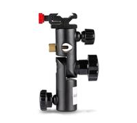 Walimex 17040 - Soporte metálico para Flash y Paraguas, Color Negro