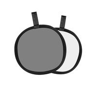 Walimex 17575 - Tarjeta Plegable (30 x 30 cm), Color Blanco y Gris