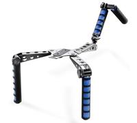 Walimex 17598 Digitales/cámaras de película Negro, Azul Trípode Soporte, 4 kg, 3 Pata(s), 1/4'', Aluminio