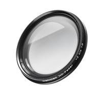 Walimex Filtro de Densidad Neutra ND-Fader de 62 mm +2 a +8 Pasos - Filtro para Lente Fabricado con Vidrio óptico, Marco metálico y Estuche Protector - Accesorio fotográfico