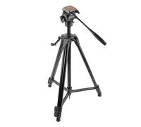 Walimex FW-3970 Semi-Pro trípode con Cabezal, trípode para cámara Regulable hasta 172 cm, Carga hasta 4 kg, con 2 Niveles de Burbuja y Placa de liberación rápida