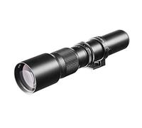Walimex Objetivo réflex Digital para Canon R Bayoneta (500 mm, 1:8,0, Enfoque Manual, calculado para Sensor de Formato Completo, diámetro de Filtro de 67 mm, con Parasol Extensible)