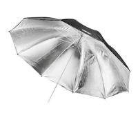 Walimex Paraguas réflex Negro/Plata, 150cm