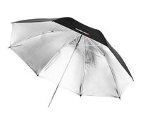 Walimex Paraguas réflex Negro/Plata 2 Capas, 109cm