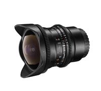 walimex pro 20602 - Objetivo para videocámara para Canon (Distancia Focal Fija 12mm, Apertura f/3.1-22) Negro