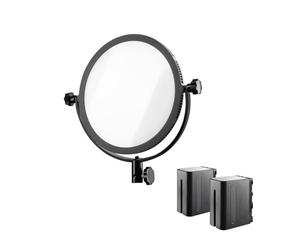 Walimex Pro 21244 Suave LED 300 Redondo Negro de Dos Tonos