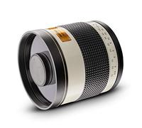 Walimex Pro 800 mm 1:8,0 DSLR - Objetivo de Espejo para Montura Canon RF (calculado para Sensor de Formato Completo, diámetro del Filtro Incluye Tapa Protectora), Color Blanco