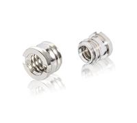 'Walimex Pro Adaptador de Rosca 1/4 a 3/8 Pulgadas el ala Plata