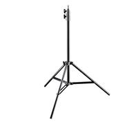 Walimex pro AIR 200 Soporte de luz 200cm - Trípode con suspensión neumática altura máxima 200 cm, carga 4,5 kg, aluminio, para estudio fotográfico o exterior, con bolsa