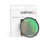 Walimex pro Black Diffusion 1/4 Filtro difusor de 49 mm, Lente antirrayaduras y antirreflectante con Revestimiento Nano de 18 Capas, Montura Delgada de 3,3 mm