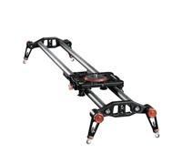 Walimex Pro Carbon Video Slider Pro Raíl para desplazamientos de cámara sin sacudidas, Incluye Bolsa de Transporte y Nivel de Burbujas, Color Negro