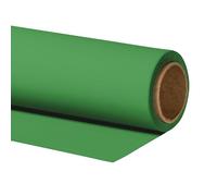 Walimex pro Cartón de Fondo 2,60 x 10 m Verde Croma, Fondo fotográfico Robusto 160 g/m², telón de Fondo para Estudio fotográfico, antirreflectante, Resistente, Ideal para fotografía de Producto