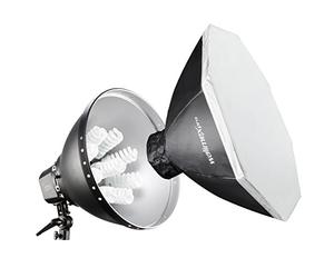 Walimex Pro Daylight 1260 - Foco con Ventana difusora (diámetro de 80 cm)