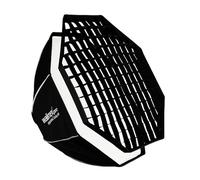 Walimex pro Essential Softbox Octagon 90 cm, Giratorio 360°, fácil Montaje, Incluye Rejilla, Adaptador Bowens y Bolsa de Transporte, Ideal para Retratos y Fotos de Belleza