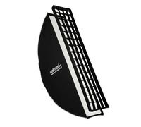 Walimex pro Essential Striplight Softbox 30 x 120 cm, Giratorio 360°, fácil Montaje, Incluye Rejilla, Adaptador Bowens y Bolsa de Transporte, Ideal para fotografía de Productos y Personas