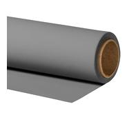 Walimex pro Fondo de Papel Gris 1,35 m x 10 m, cartón de Fondo sin Costuras, Ideal para fotografía, vídeo, Retrato, para Sistema de Fondo, Fondo de fotografía, Estudio y Fondo de Estudio fotográfico