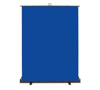 Walimex pro Fondo enrollable azul 165 x 220 cm telón fotográfico estuche de transporte sistema lienzo para estudio fotográfico, tela resistente a arrugas ideal para recorte de imagen y croma Chromakey