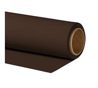 Walimex pro Fondo fotográfico de cartón de 2,72 x 10 m, color marrón, pantalla fotográfica como fondo para estudio fotográfico profesional, ideal para fotografía de productos, sin reflejos, resistente y para enrollar