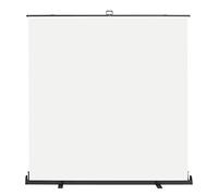 Walimex pro Fondo fotográfico Enrollable Blanco 210 x 220 cm telón con Caja de Transporte Sistema Panel para Estudio fotográfico, Lienzo sin Arrugas Ideal para Recortes y fotografía High-Key