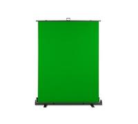 Walimex pro Fondo fotográfico Enrollable Verde 165 x 220 cm, Pantalla Verde con Caja de Transporte, Sistema para Estudio fotográfico, Lienzo sin Arrugas Ideal para Chroma Key