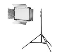 Walimex Pro Juego de Luces LED Versalight 500 de Color bi, Incluye