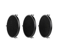Walimex pro Kit de Panal para reflectores estándar - Juego de 3 Piezas para luz direccional