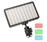 Walimex pro Lámpara LED Rainbow Pocket de Superficie, lámpara de vídeo con batería y USB, lámpara de Estudio con Cambio de Color RGBWW, iluminación de Estudio controlable Mediante aplicación, luz de