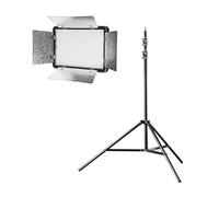 walimex pro LED Versalight 500 Daylight Set - Compuesto por luz de área y trípode lámpara de hasta 260 cm