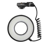 Walimex pro Macro LED Ringlicht DSR 232, Anillo de luz de 14 W con 232 LED, luz de vídeo Regulable continuamente