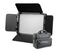 Walimex pro Niova 900 Plus Daylight - luz LED Continua, 54W, 900 Leds, Regulable, 5600K, 6.500 LM, CRI ≥ 97 Ra, DMX + Mando a Distancia, 2 Ranuras NP-F + Adaptador de Corriente