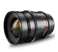 Walimex Pro - Objetivo Gran Angular para Montura Nikon (Rosca de 77 mm, 24 mm f/1,5)