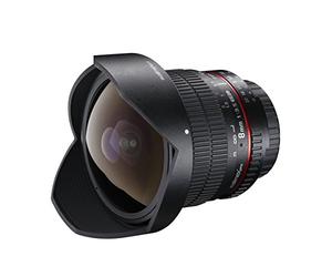 Walimex Pro - Objetivo Ojo de pez 1:3,5 DSLR para Canon EF-S, Color Negro