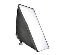 Walimex pro Octagon Softbox 50 x 70 cm, Incluye 4 Unidades de 35 W Daylight LED (5000 K), difusor y Bolsa a Juego, CRI 90+, inclinable Aprox. 135°, Ideal para fotografía y vídeo