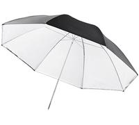 Walimex pro - paraguas 2 en 1 de 109 cm (transparente y réflex), blan