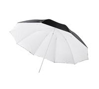 Walimex Pro - Paraguas 2 en 1 de 150 cm (Transparente y réflex), Blanco y Negro