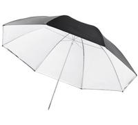 Walimex pro - paraguas 2 en 1 de 84 cm (transparente y réflex), blanc