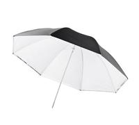 Walimex pro - paraguas 2 en 1 de 84 cm (transparente y réflex), blanc